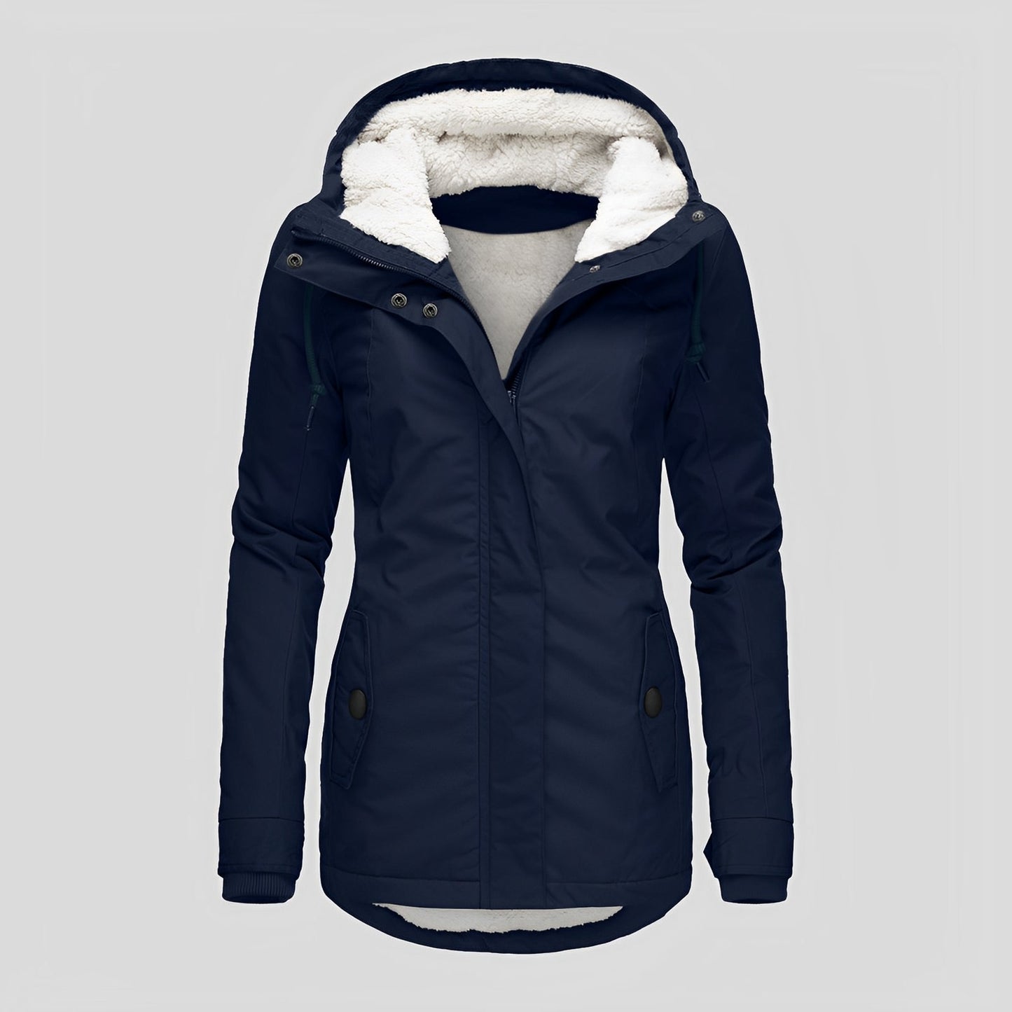 Berg-Feldt | Veste plissée chaude à capuche pour femmes