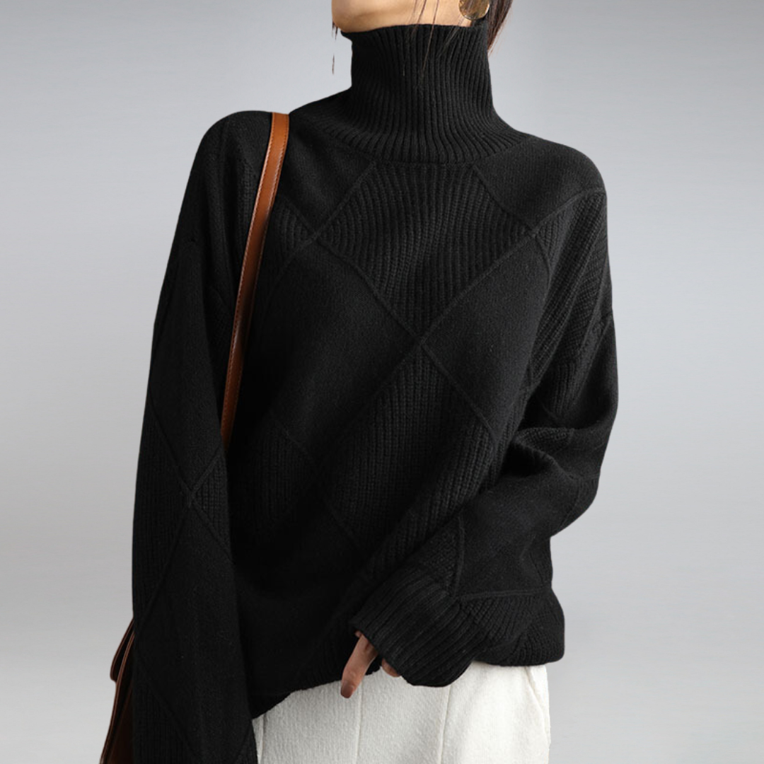 Berg-Feldt | Sweat-shirt chaud structuré à col rond pour femme