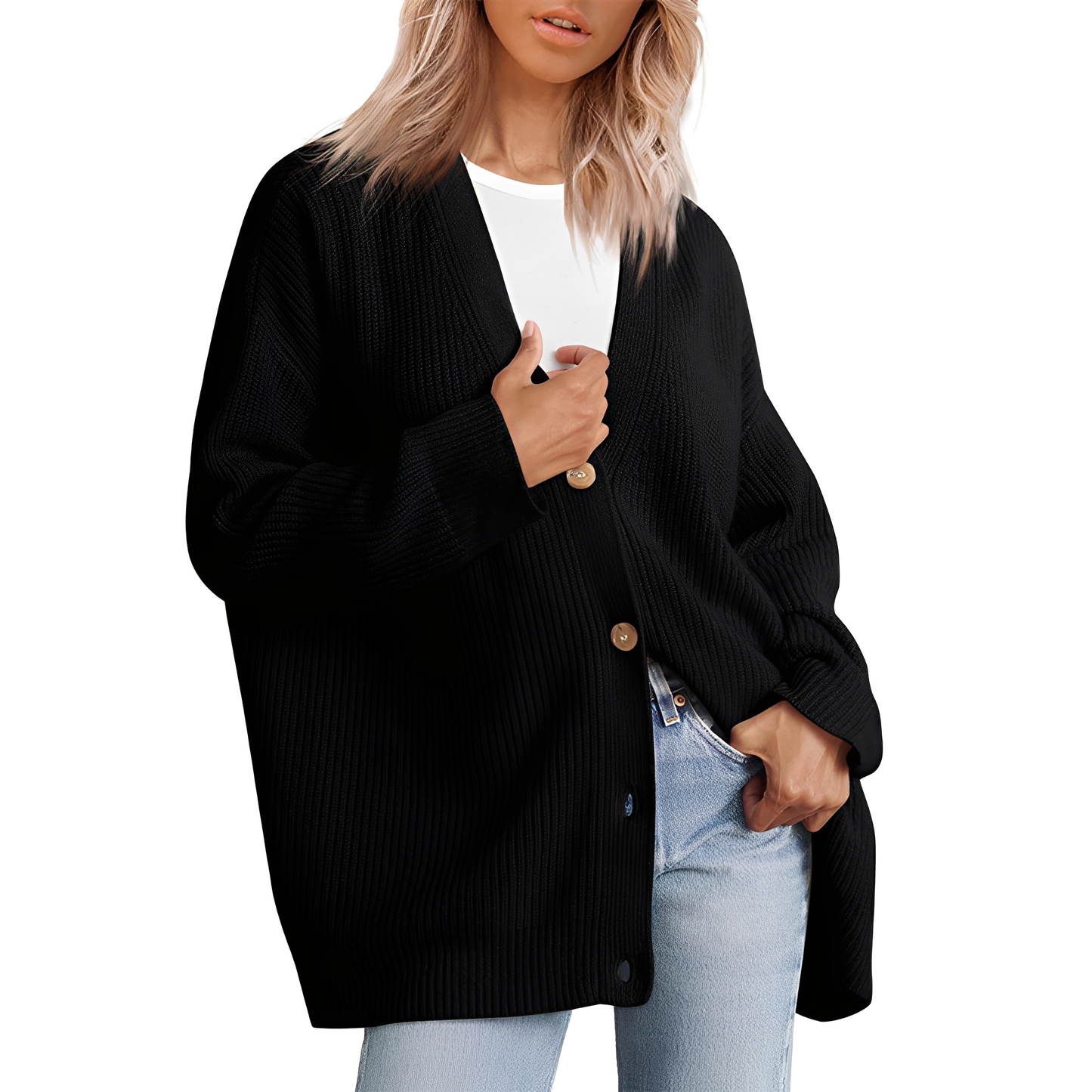 Berg-Feldt | Lässiger Oversize Cardigan für Frauen
