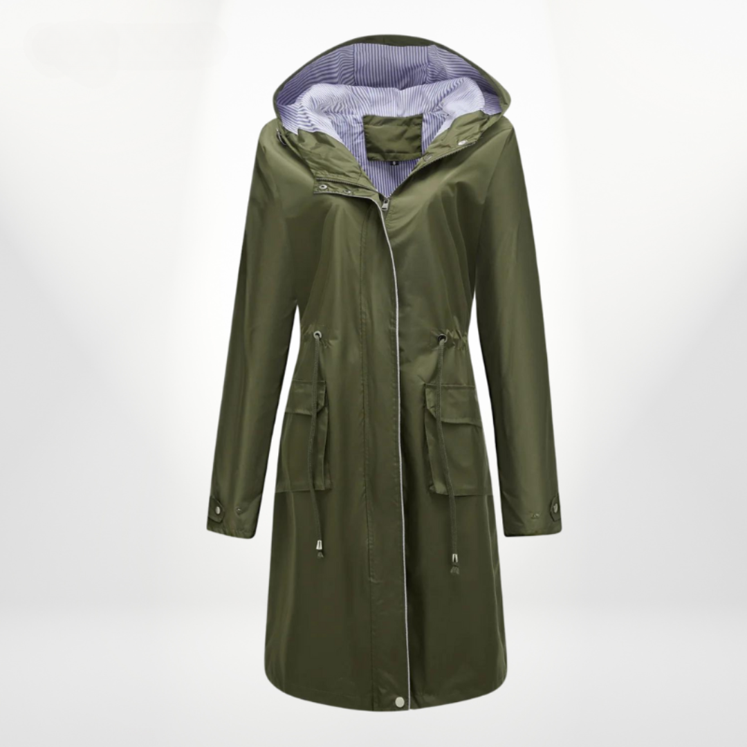 Berg-Feldt | Trench-coat imperméable à capuche pour femme