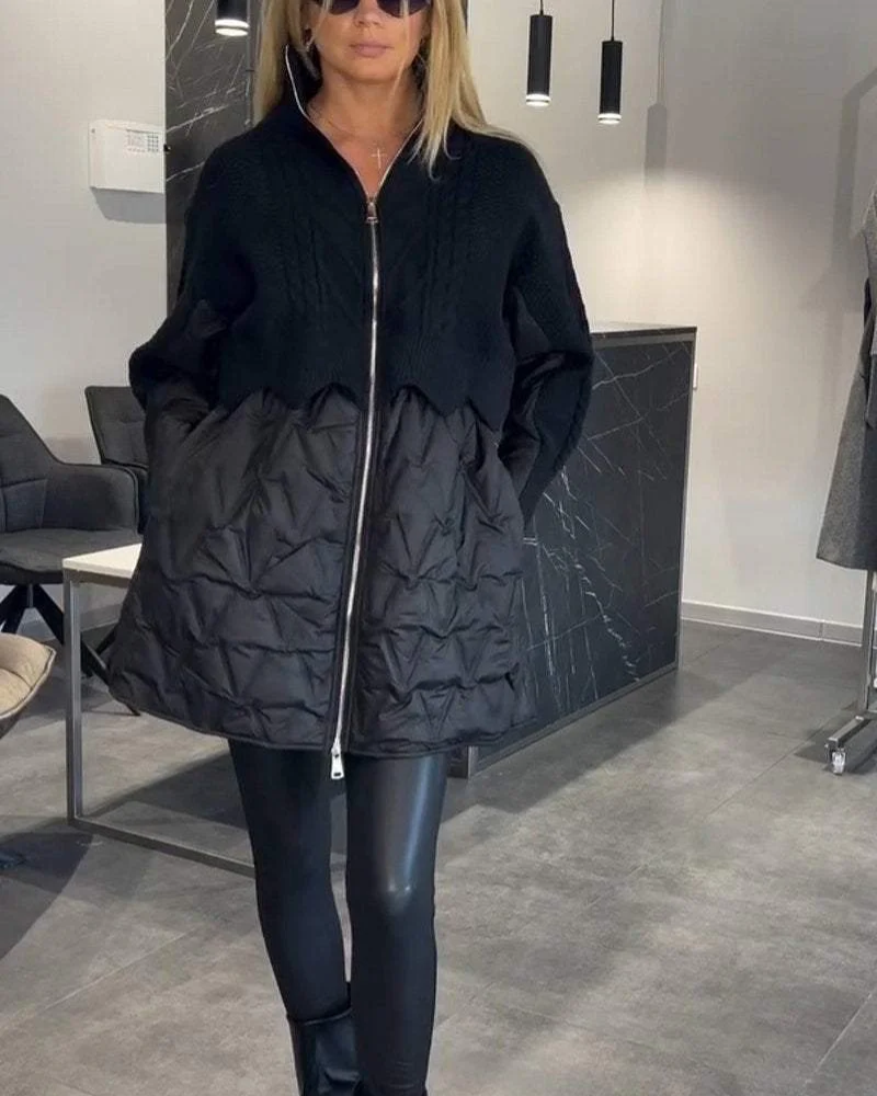 Berg-Feldt | Strick-Patchwork-Jacke