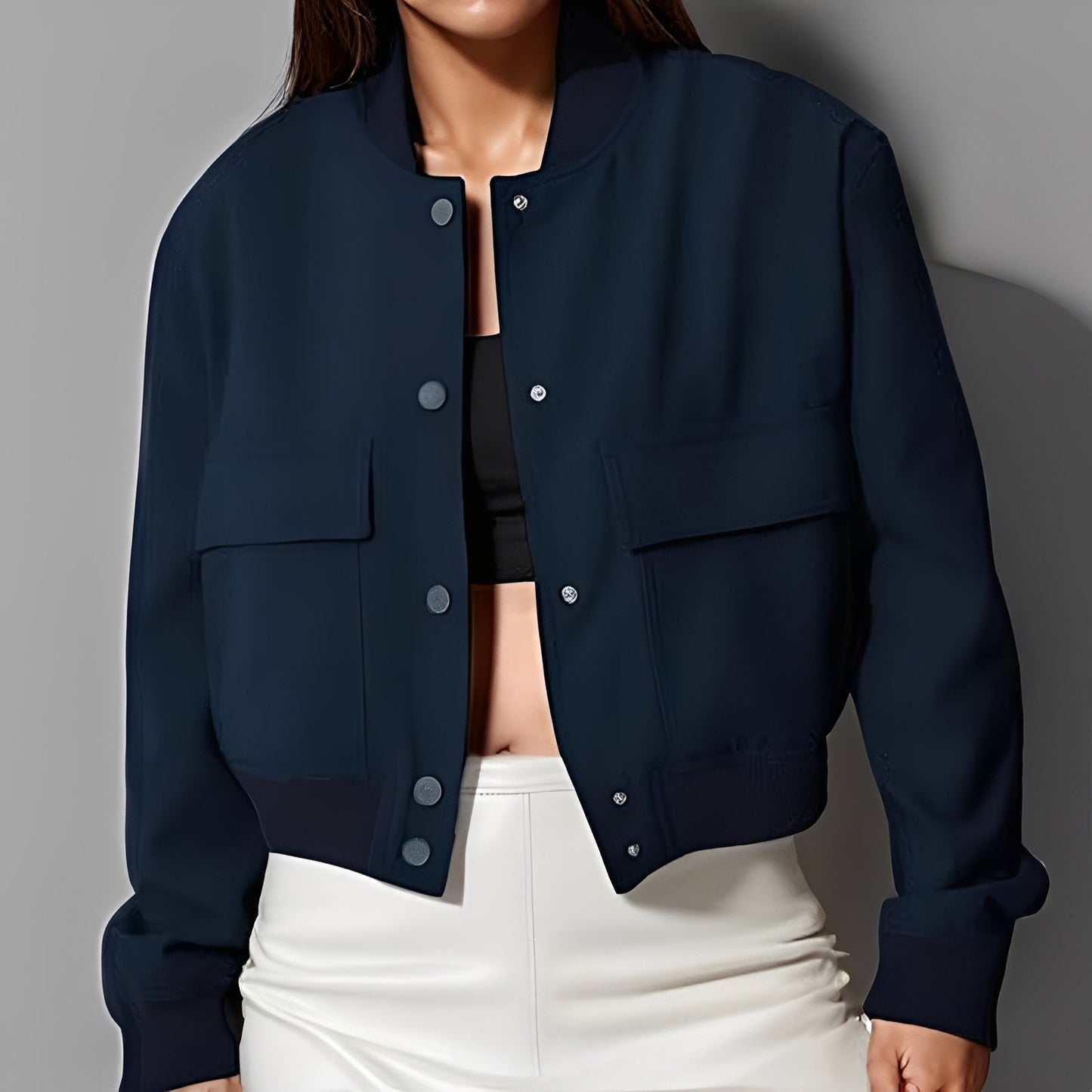 Berg-Feldt | Lässige, lockere Jacke mit großen Taschen für Frauen