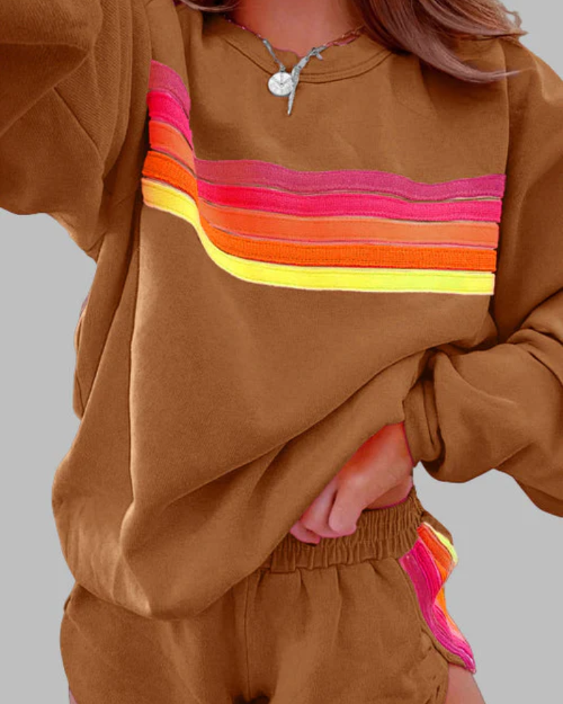 Berg-Feldt | Gestreiftes Pyjama-Set