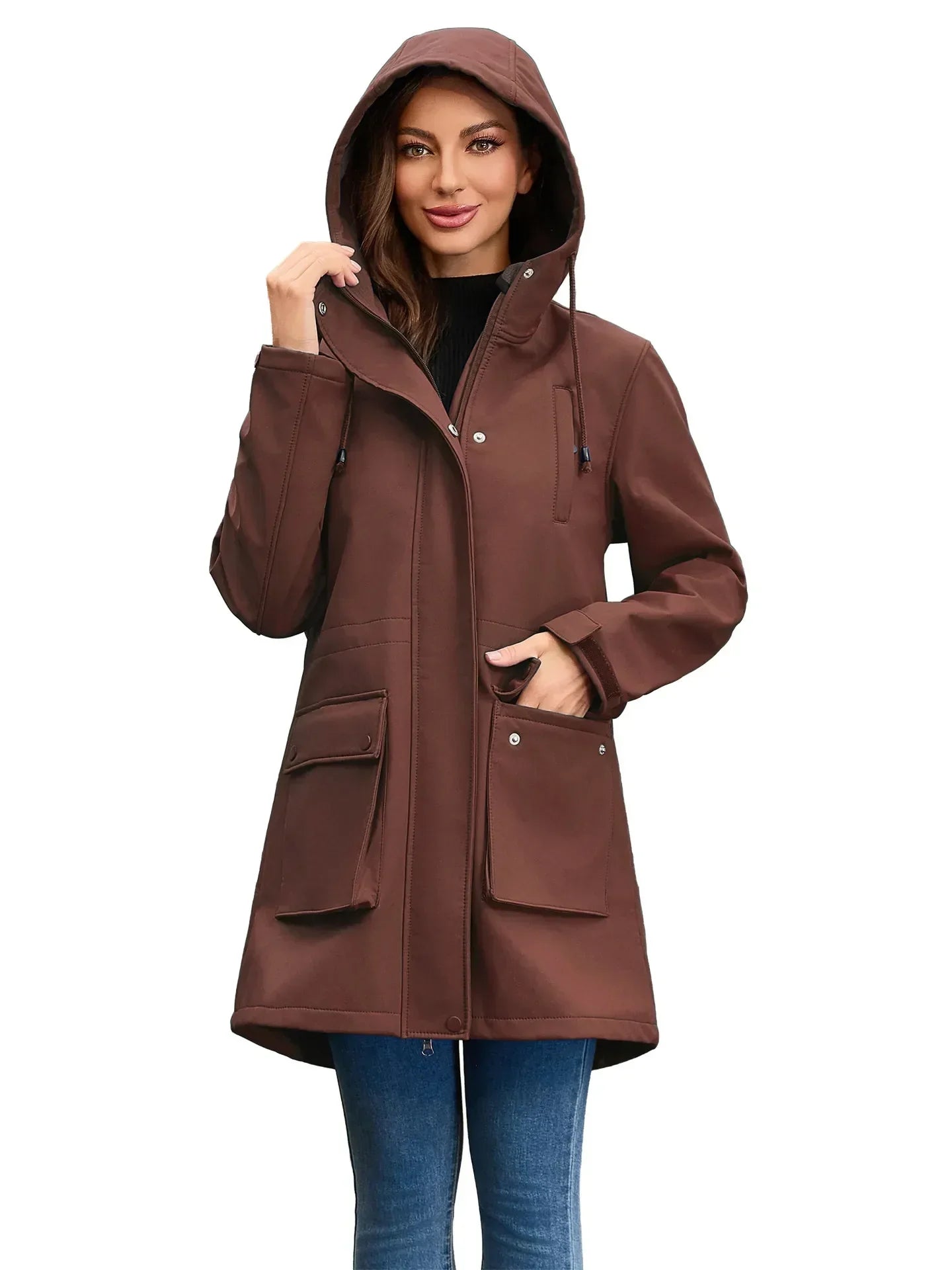 Berg-Feldt | Veste softshell imperméable à capuche pour femme