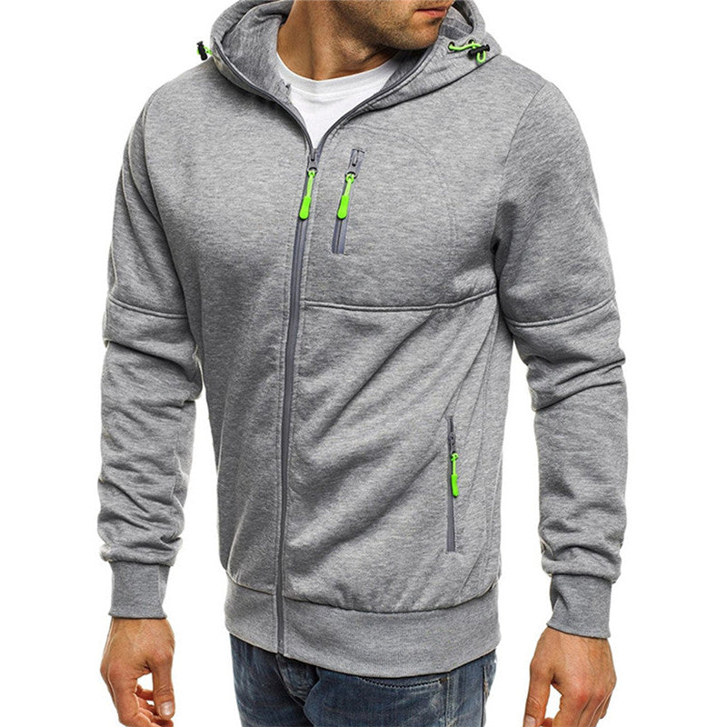 Sweat à capuche zippé doublé polaire Fudus