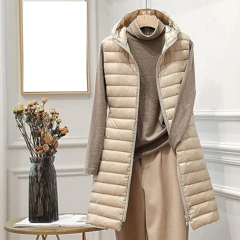 Berg-Feldt | Élégance sans manches Manteau long sans manches