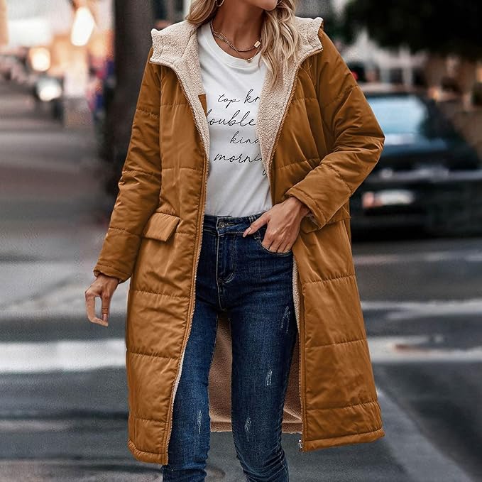 Berg-Feldt | Jack für Damen - halblanges Jacke mit Kapuze