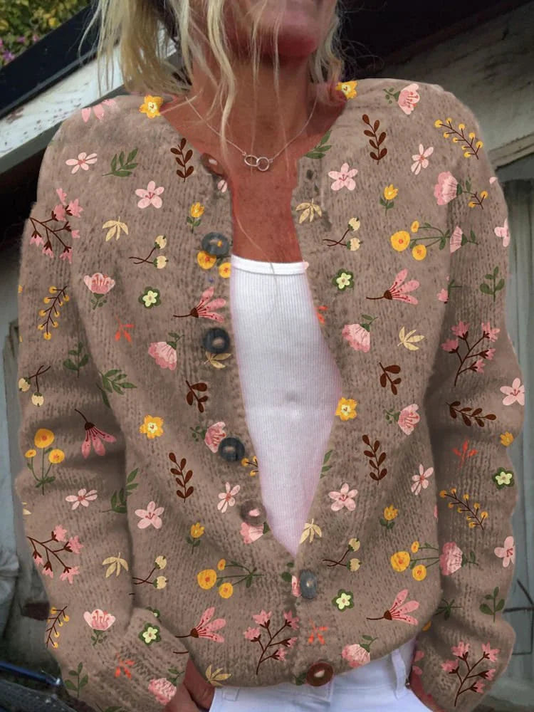 Berg-Feldt | Cardigan boutonné confortable en tricot pour femme