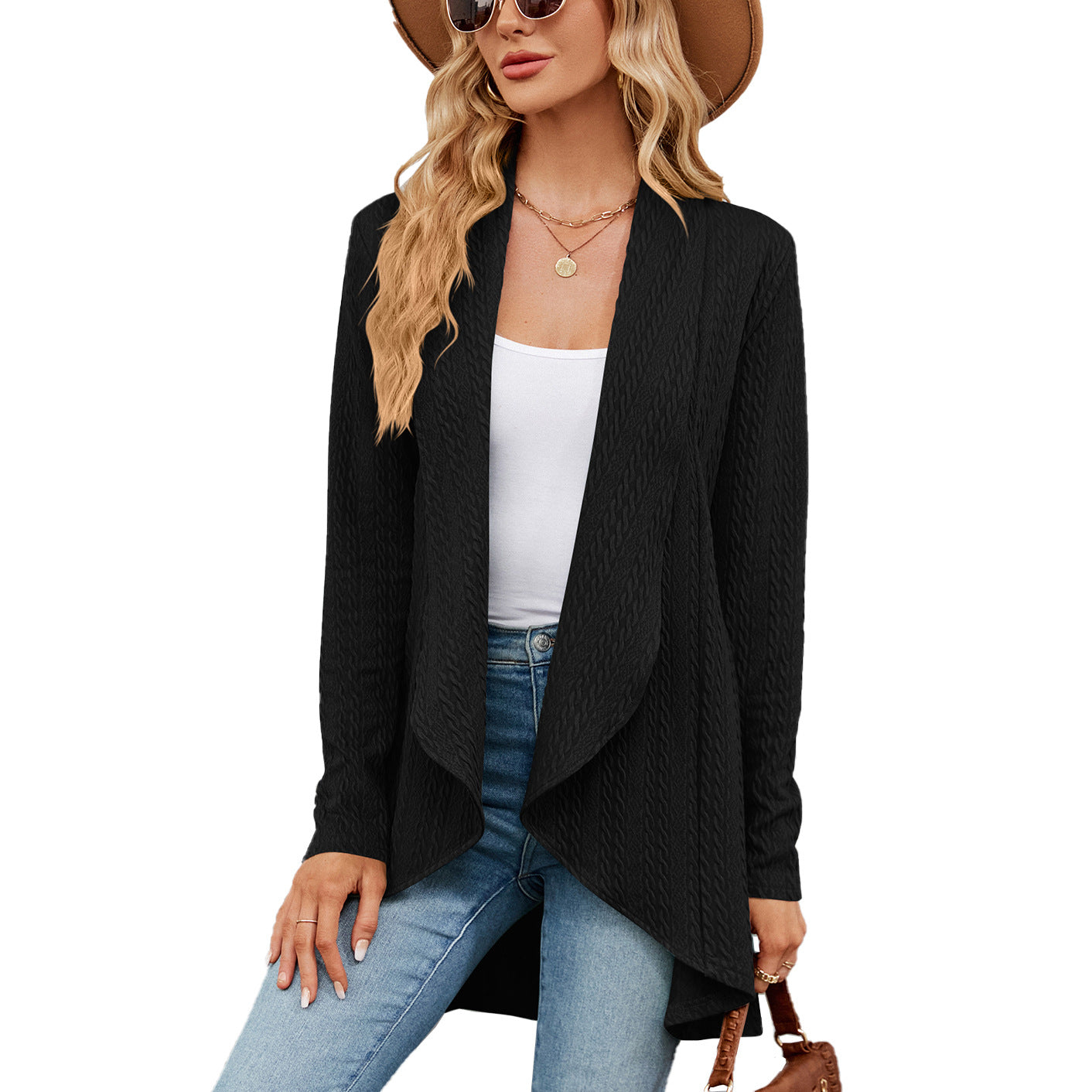 Berg-Feldt | Langärmelige Jacke für Damen in Uni Farbe
