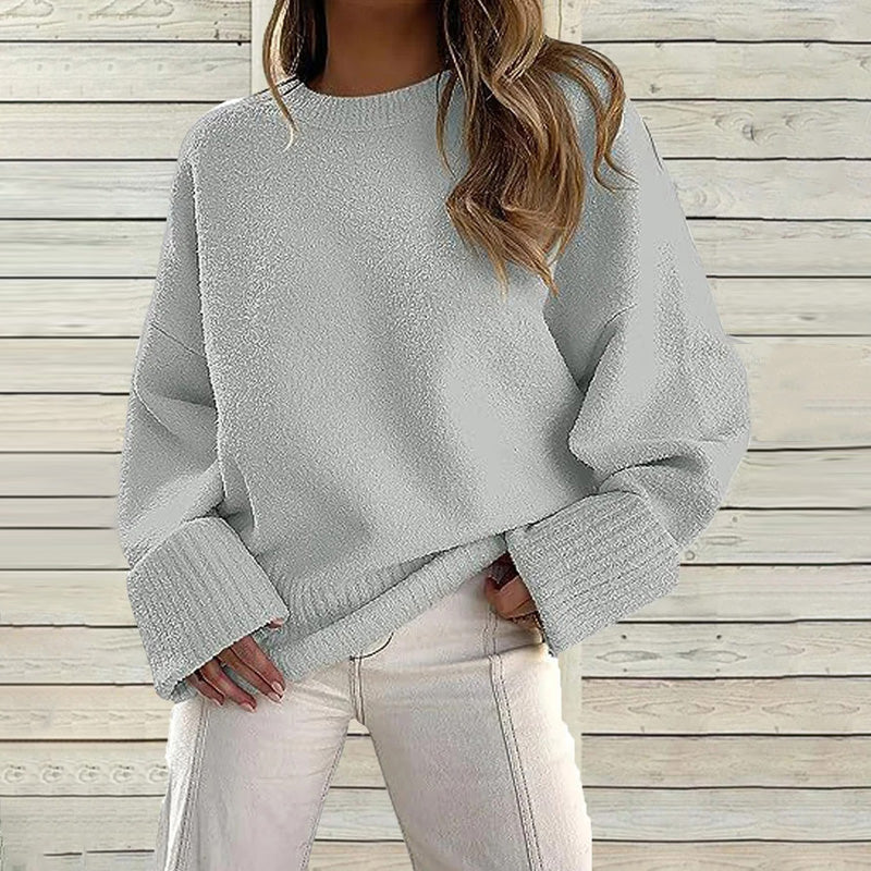 Berg-Feldt | Oversize Strickpullover Acryl Modern und Komfortabel