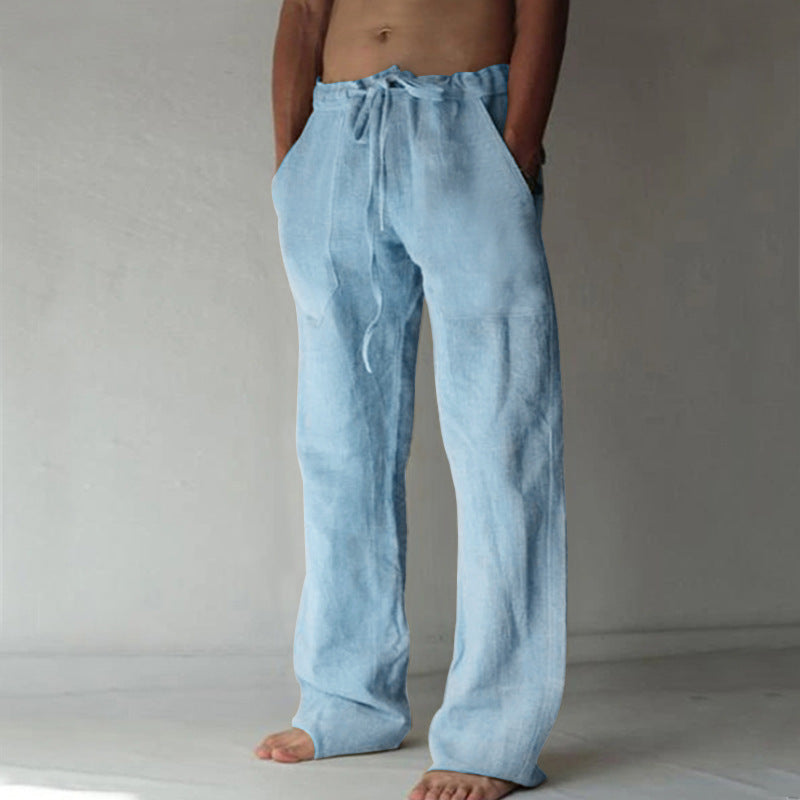 Pantalon décontracté en lin Benjamin pour homme