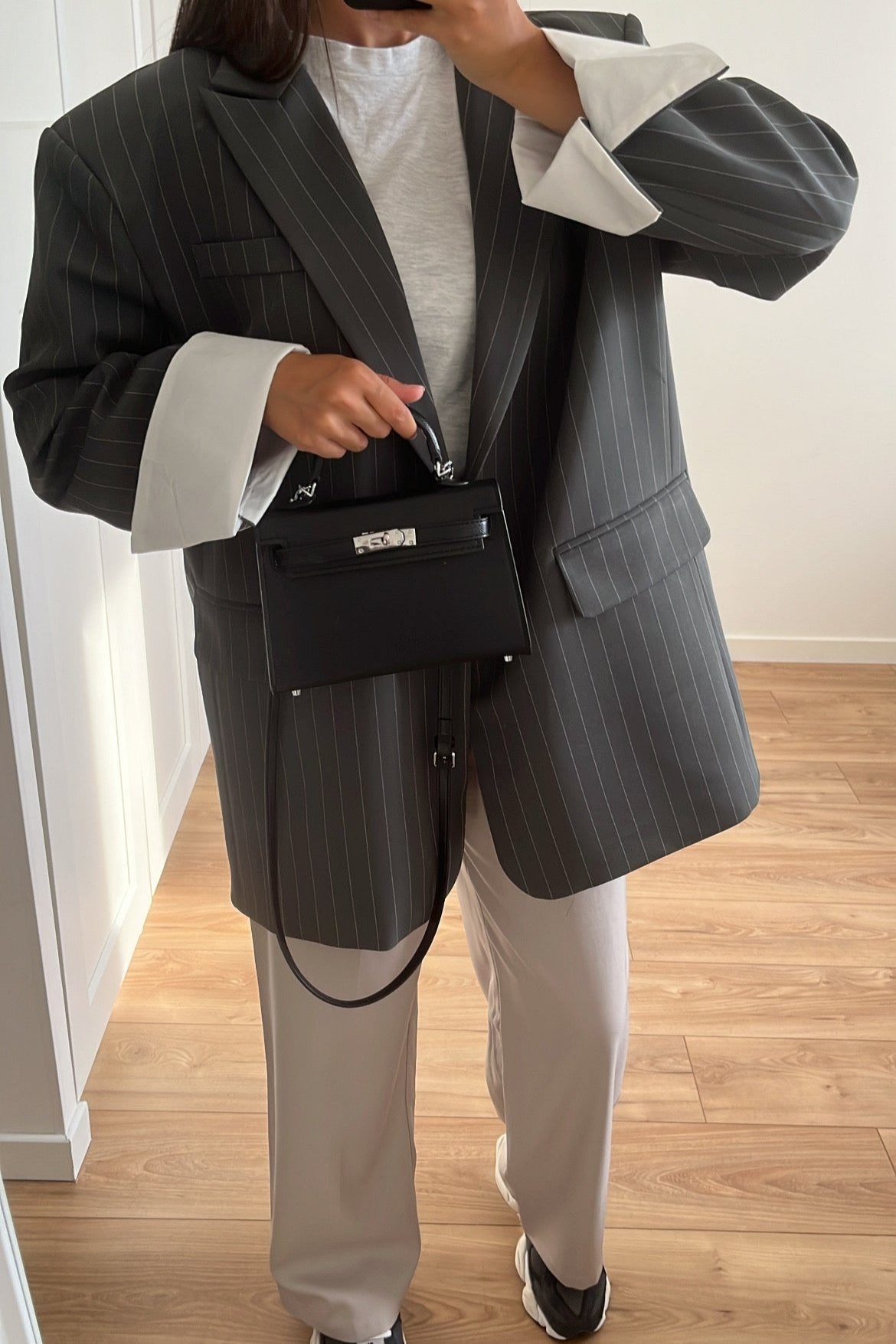 Avelena : Blazer rayé stylé