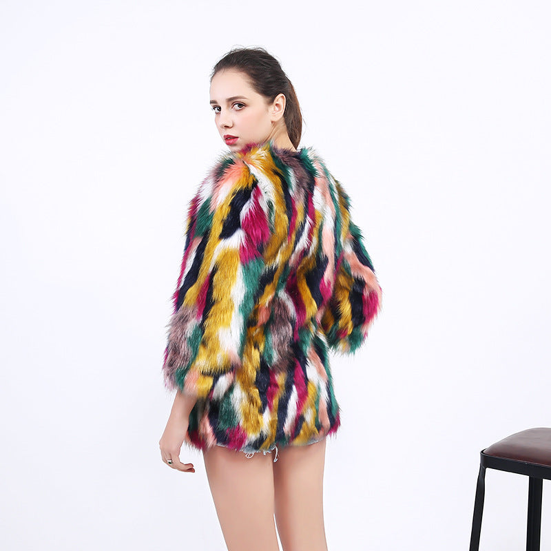 Veste en fausse fourrure tendance pour femme avec design saisissant Berg-Feldt