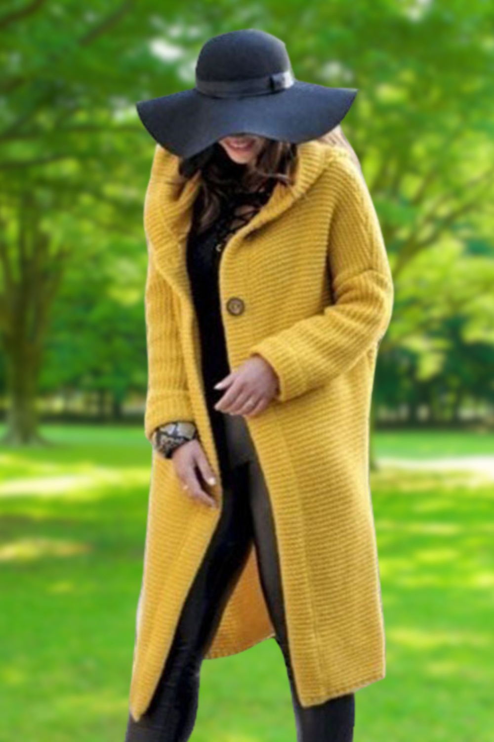 Berg-Feldt | Elegante Lange Strickjacke