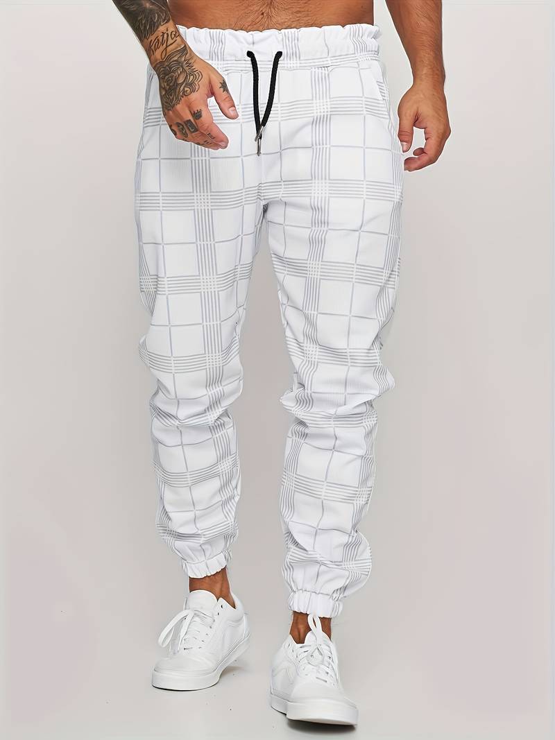 Pantalon de jogging à carreaux Benj