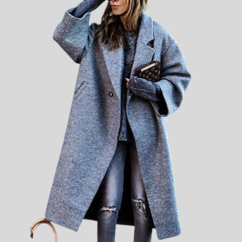Berg-Feldt | Langer Wintermantel – Karlina Warmes Layering-Stück