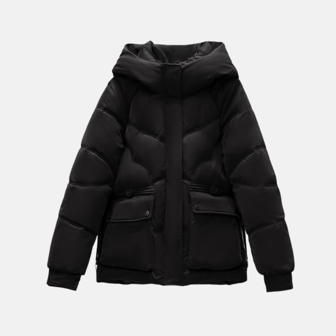 Berg-Feldt | Kapuzen-Puffermantel | Gequiltete Relaxed Fit Jacke