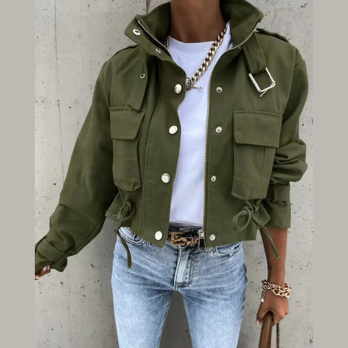 Berg-Feldt | Moderne Damen-Jacke mit Kordelzug