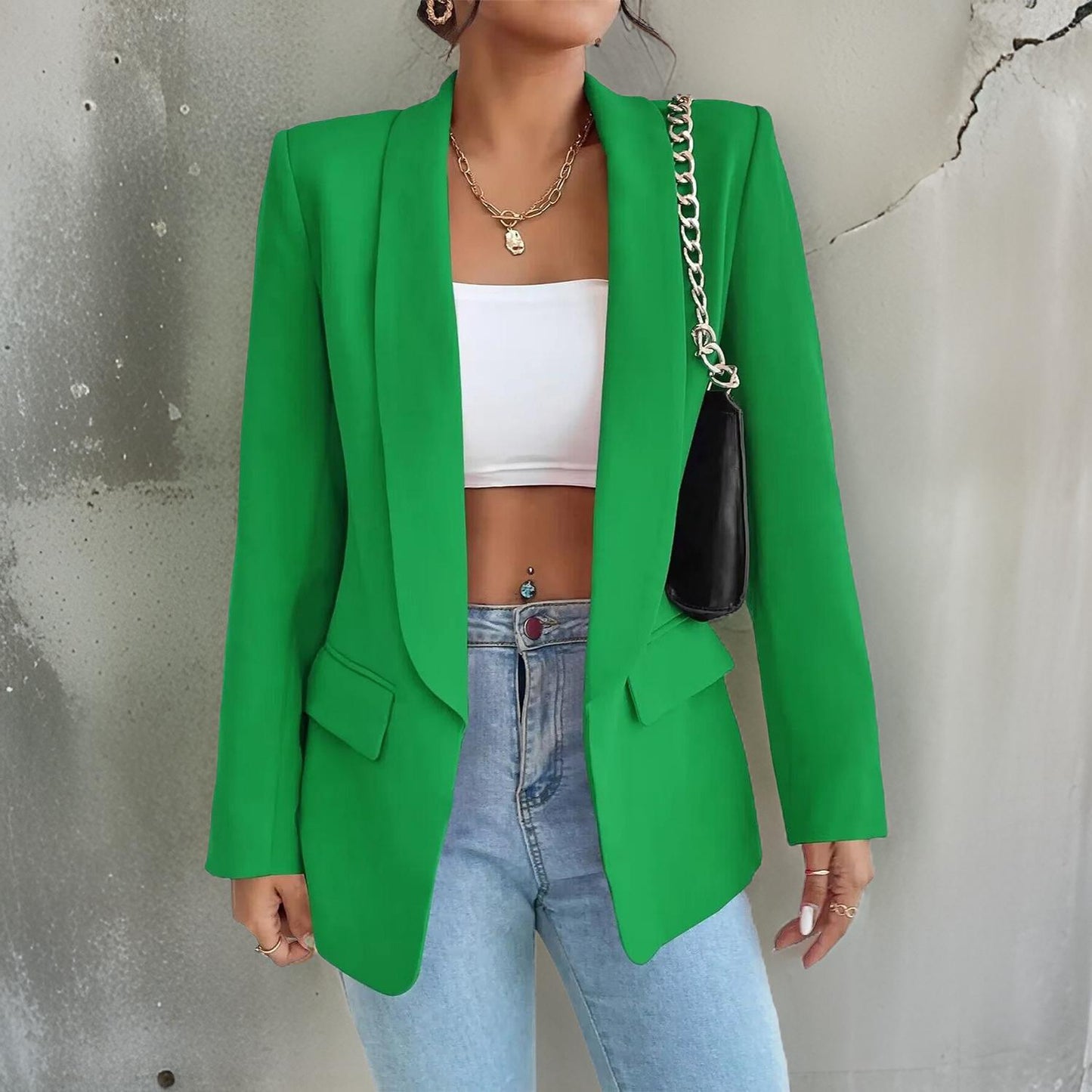 Berg-Feldt | Stylischer Damenblazer Aus Polyester-Baumwolle