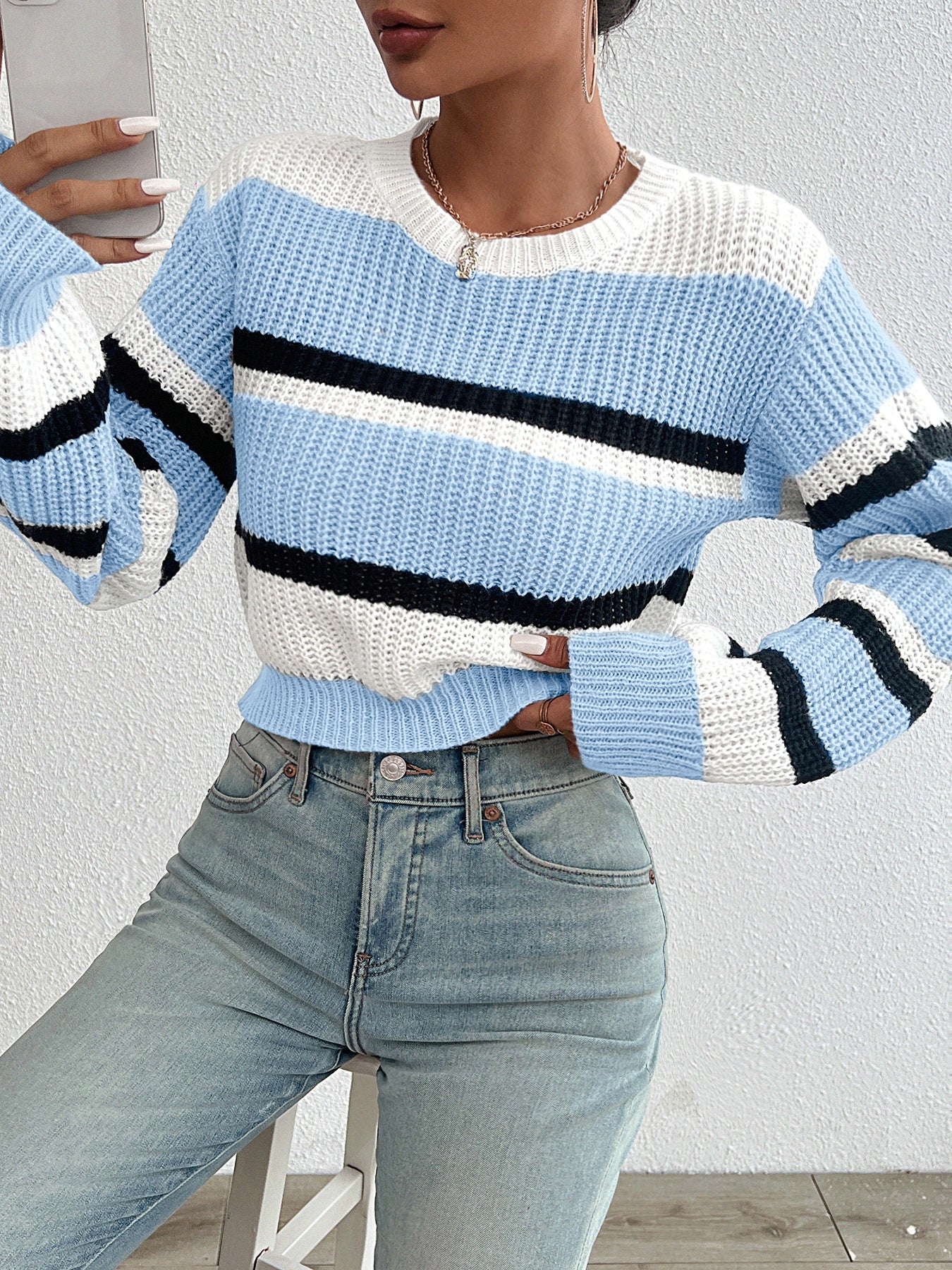 Berg-Feldt | Strick Rundhals Pullover