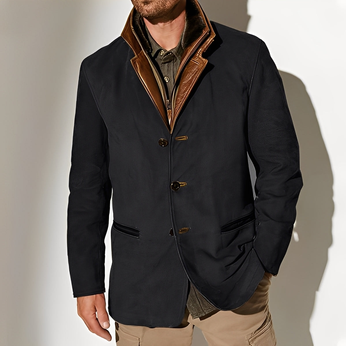 Berg-Feldt | Klassische Jacke mit Taschen für Herren