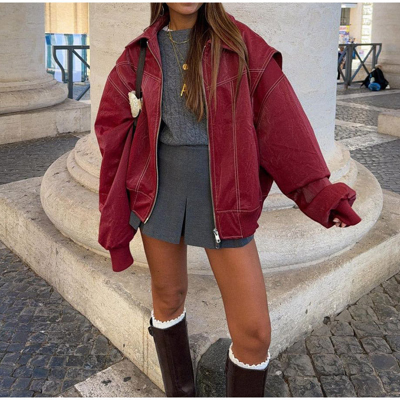 Berg-Feldt | Oversized Bomberjacke für Frauen