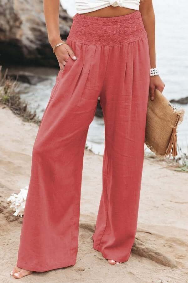 Quinley Leinenhose mit Stretchanteil