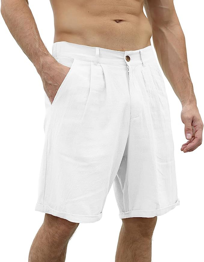 Bence Men's Linen Summer Shorts