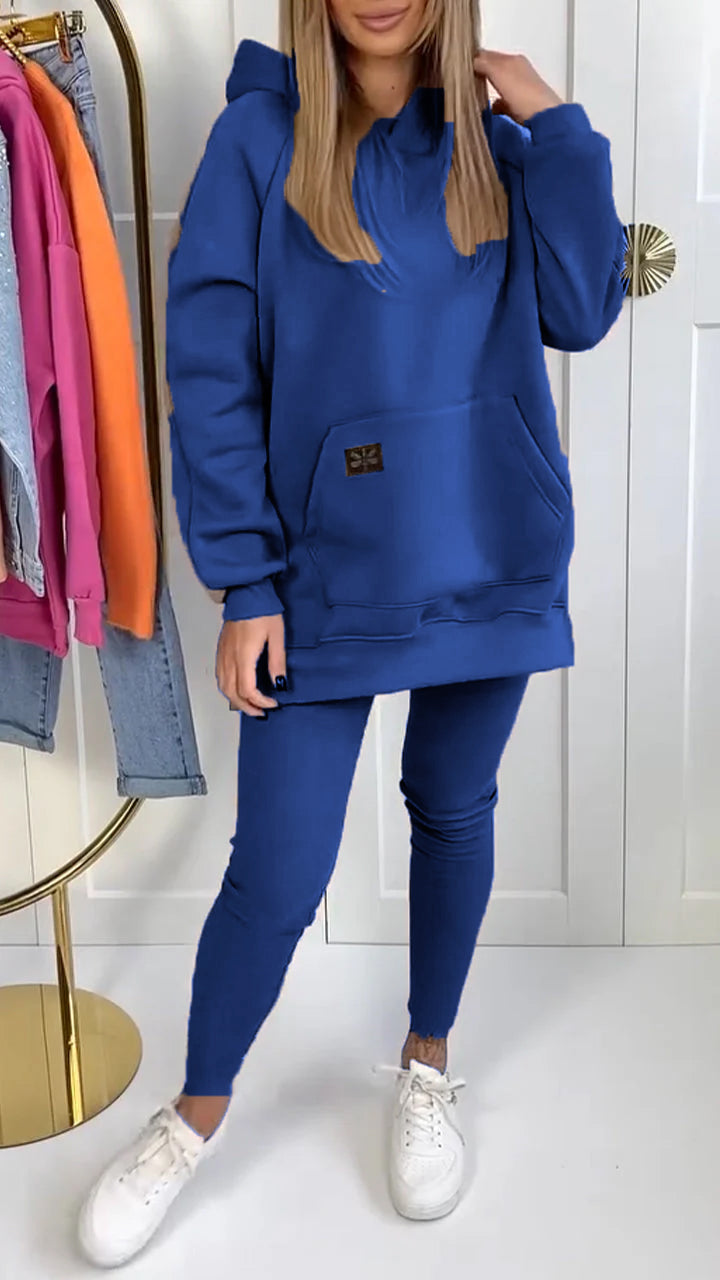 SAMIRA: Kapuzenpullover und Leggings-Set