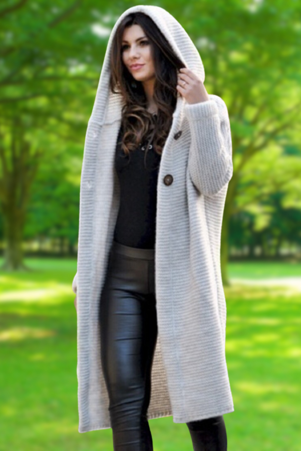 Berg-Feldt | Elegante Lange Strickjacke