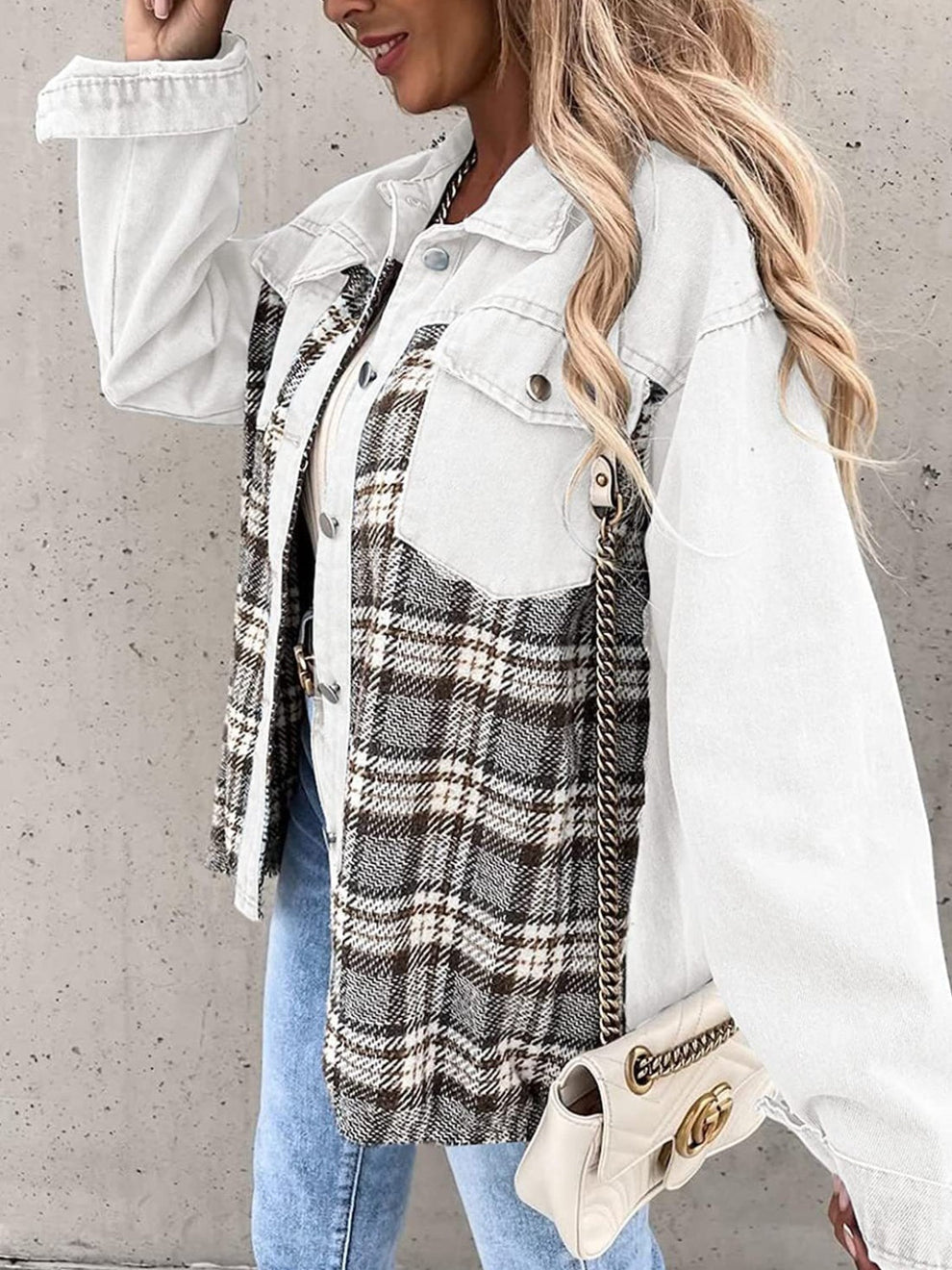 Berg-Feldt | Veste en flanelle vintage pour femmes