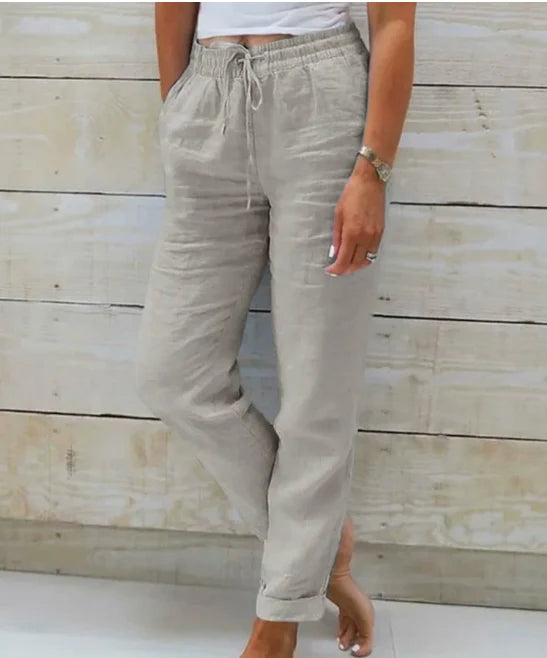 Aurélia : Pantalon Large en Lin