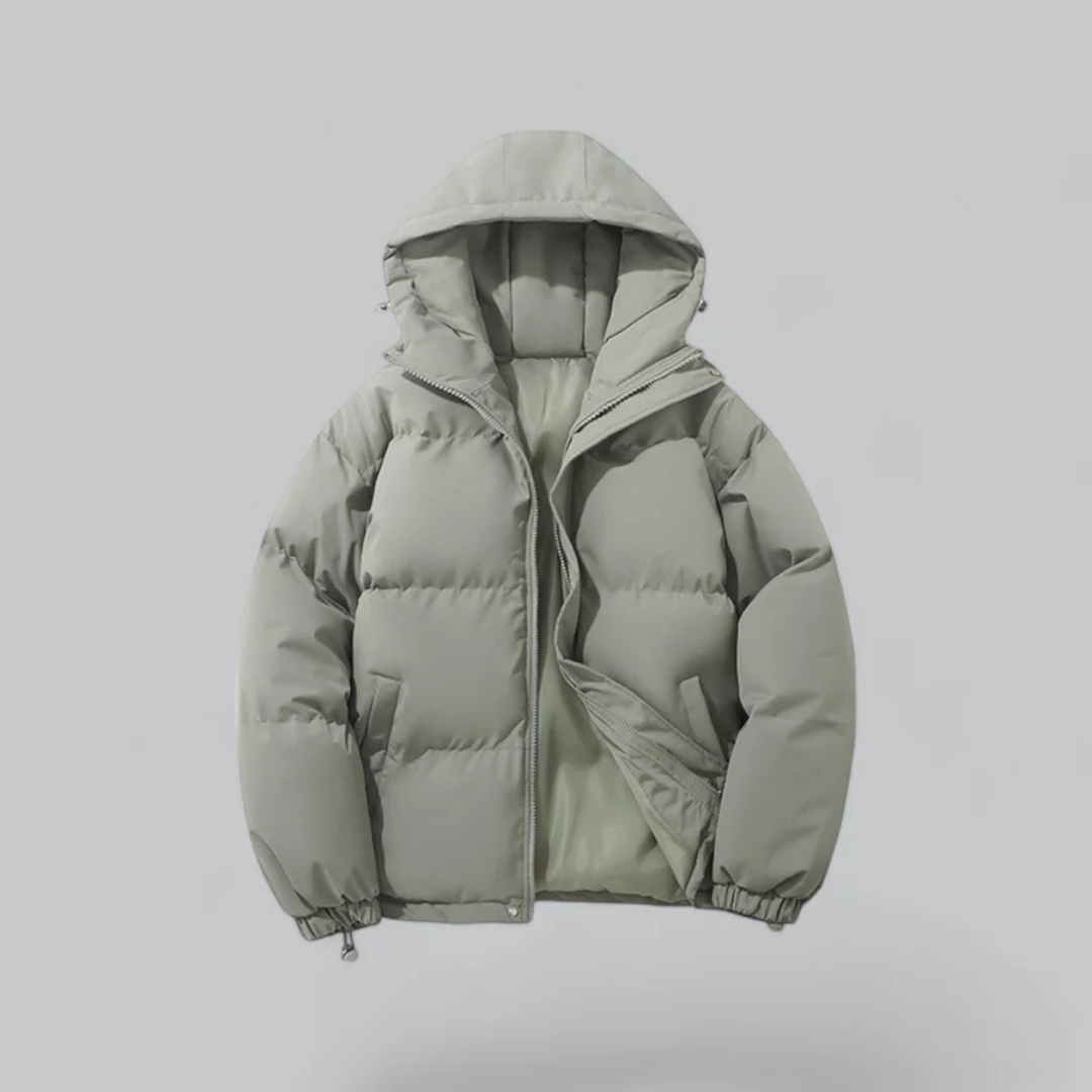 Berg-Feldt | Veste à Capuche Zippée Classique en Duvet d'Hiver