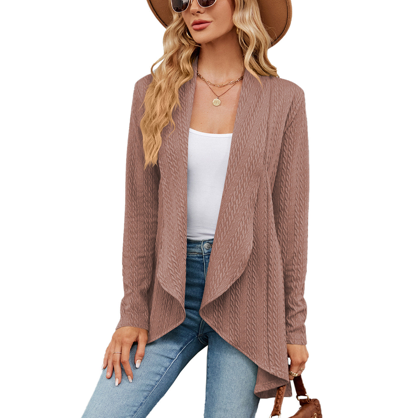 Berg-Feldt | Langärmelige Jacke für Damen in Uni Farbe