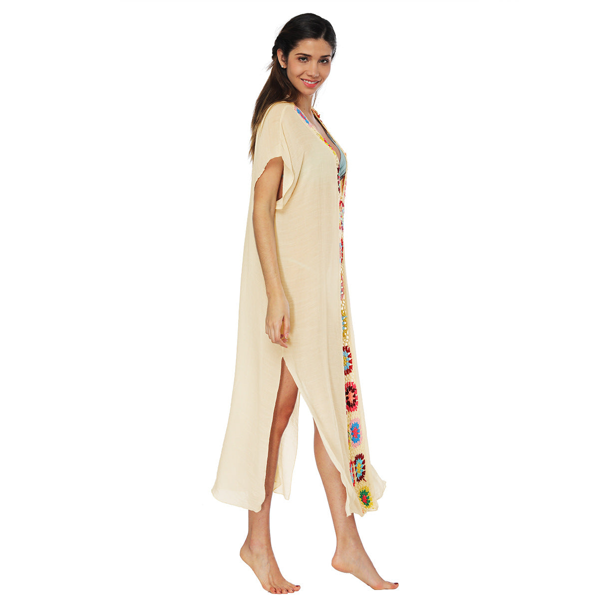 Elegant Women's Embroidered Beach Kaftan berg-feldt