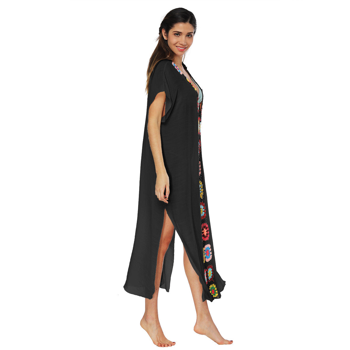 Elegant Women's Embroidered Beach Kaftan berg-feldt