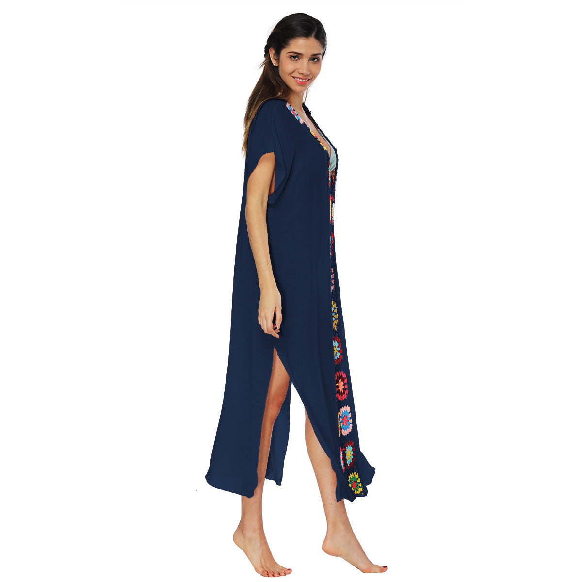 Elegant Women's Embroidered Beach Kaftan berg-feldt