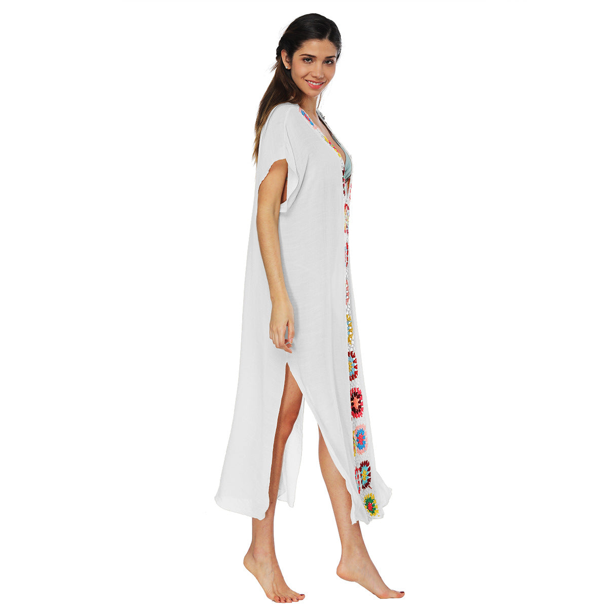 Elegant Women's Embroidered Beach Kaftan berg-feldt