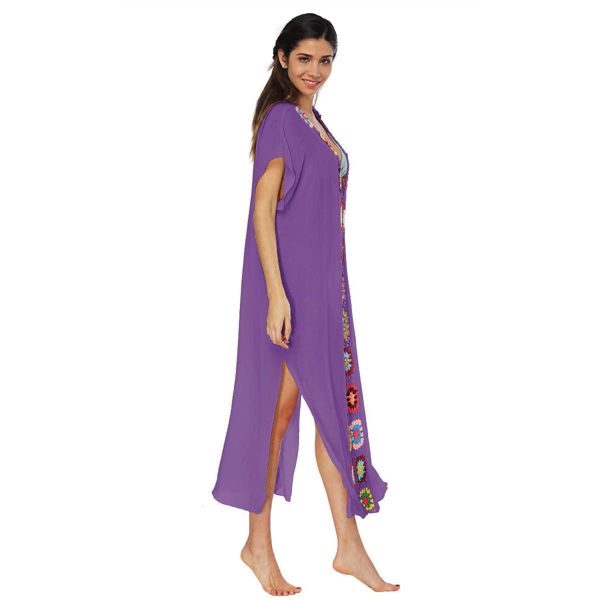 Elegant Women's Embroidered Beach Kaftan berg-feldt