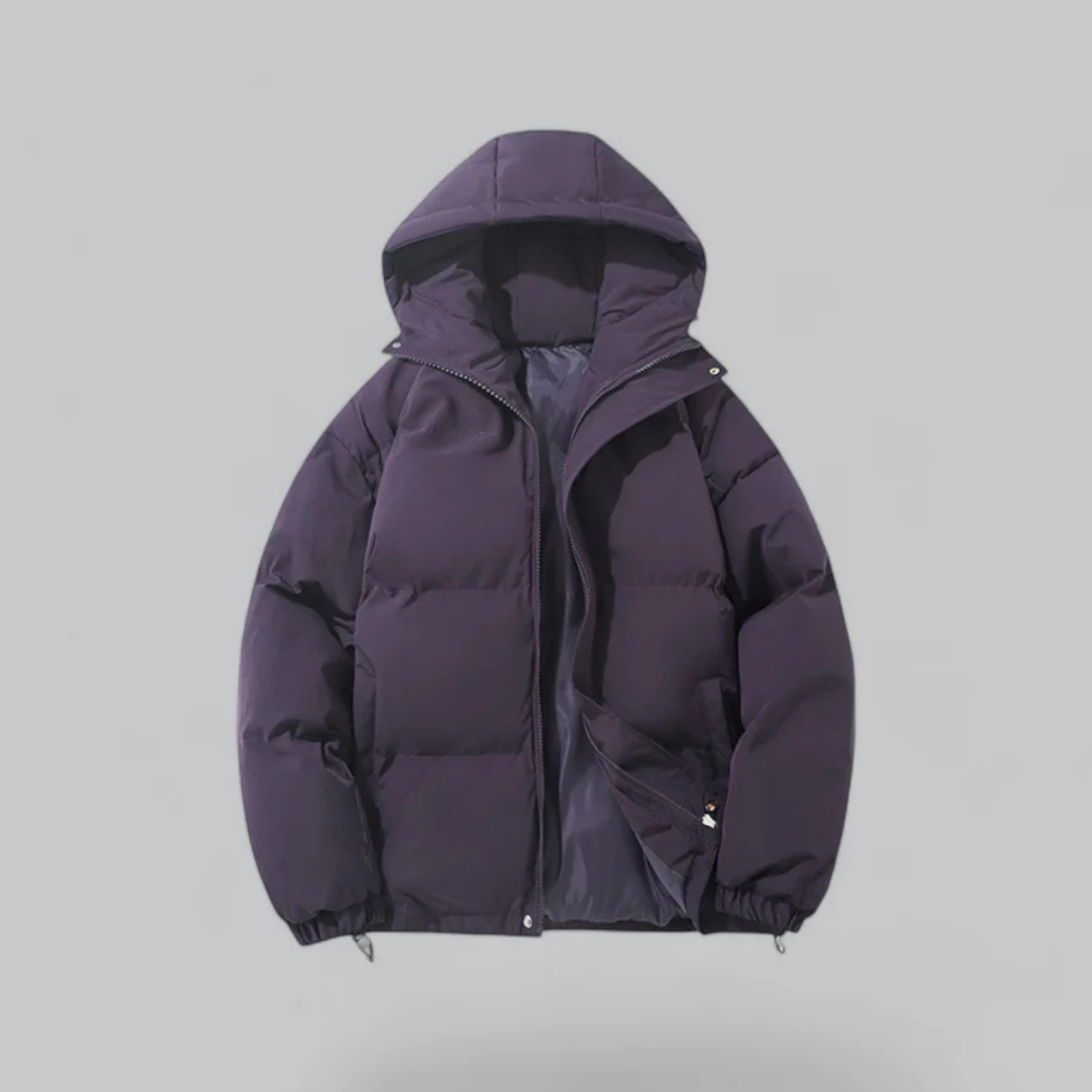 Berg-Feldt | Kurze Kapuzenjacke Reißverschluss Besonderer Winter