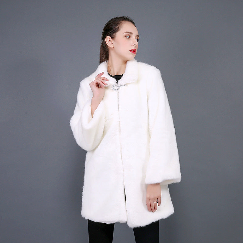 Manteau en fausse fourrure pour femme Berg-Feldt