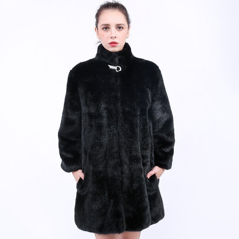 Manteau en fausse fourrure pour femme Berg-Feldt