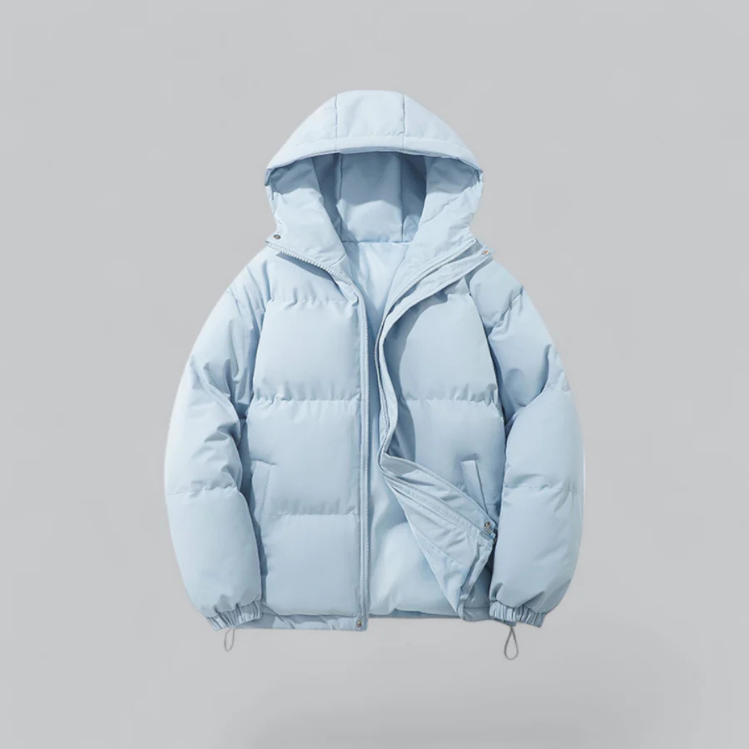 Berg-Feldt | Kurze Kapuzenjacke Reißverschluss Besonderer Winter