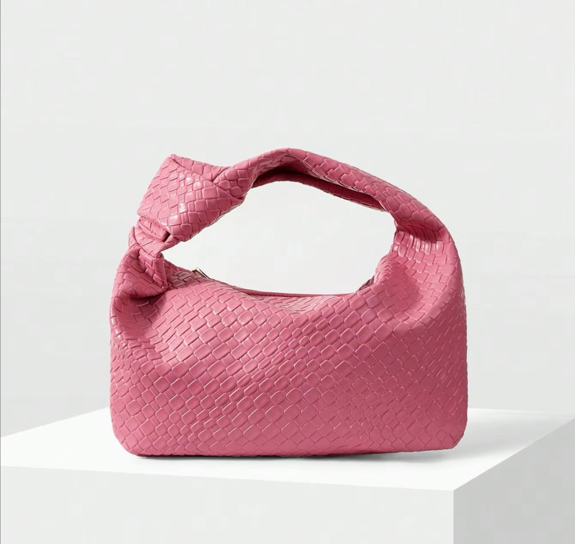 Berg-Feldt | Gewebte Leder-Hobo Tasche