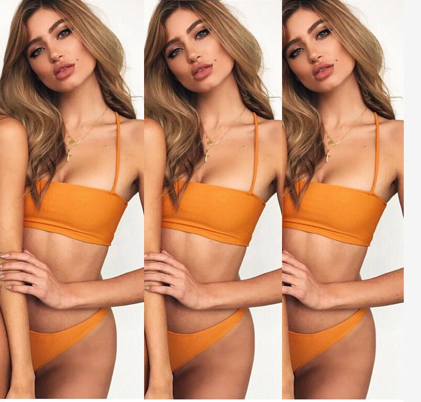 Minimalistischer Damen-Bikini mit verstellbaren Trägern von berg-feldt
