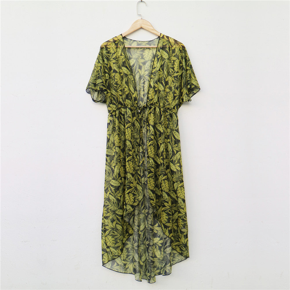 Women's Sheer Floral Kimono Cardigan by berg-feldt