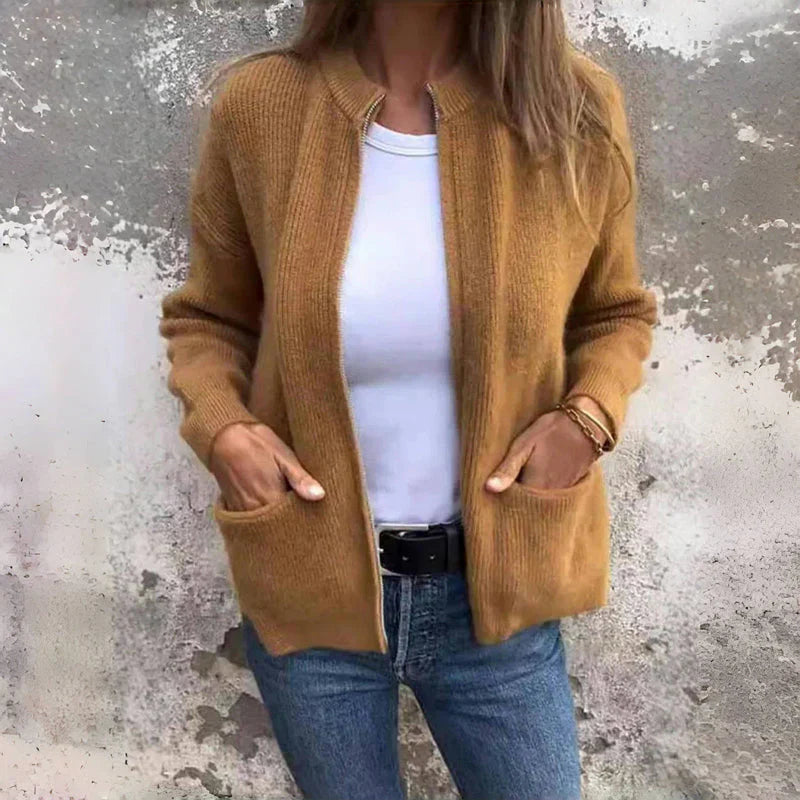 JENELL Cardigan à grandes poches