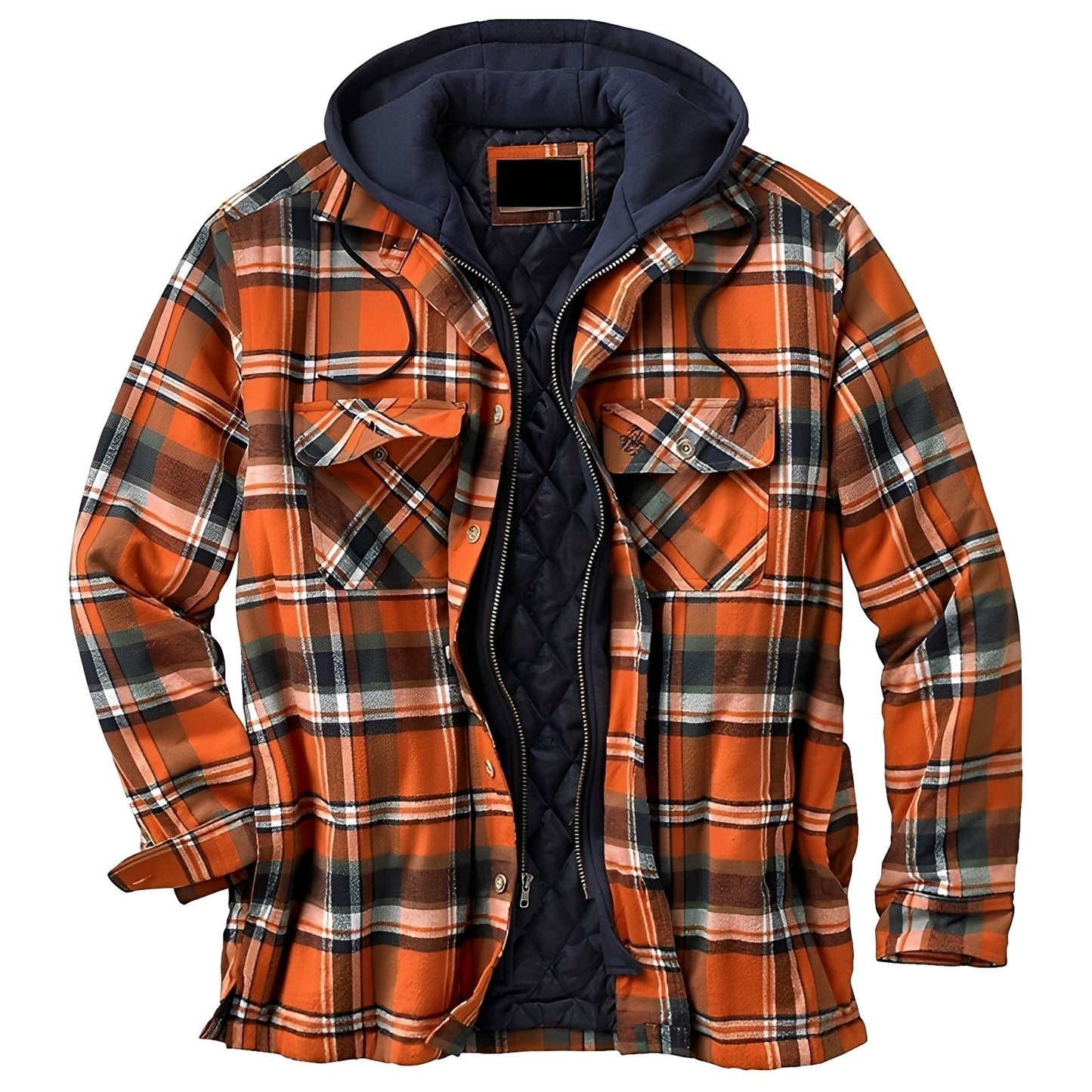 Berg-Feldt | Casual Flanelljacke mit Karomuster für Männer