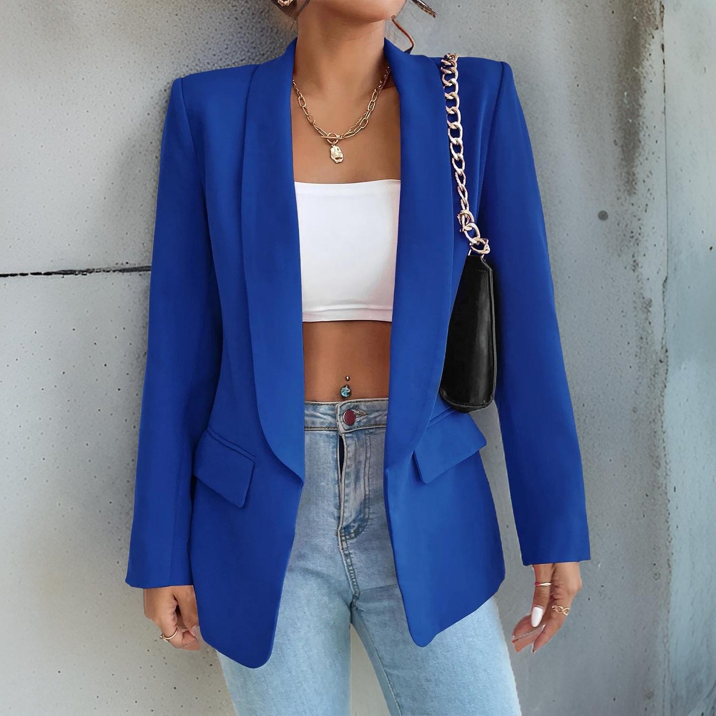 Berg-Feldt | Stylischer Damenblazer Aus Polyester-Baumwolle