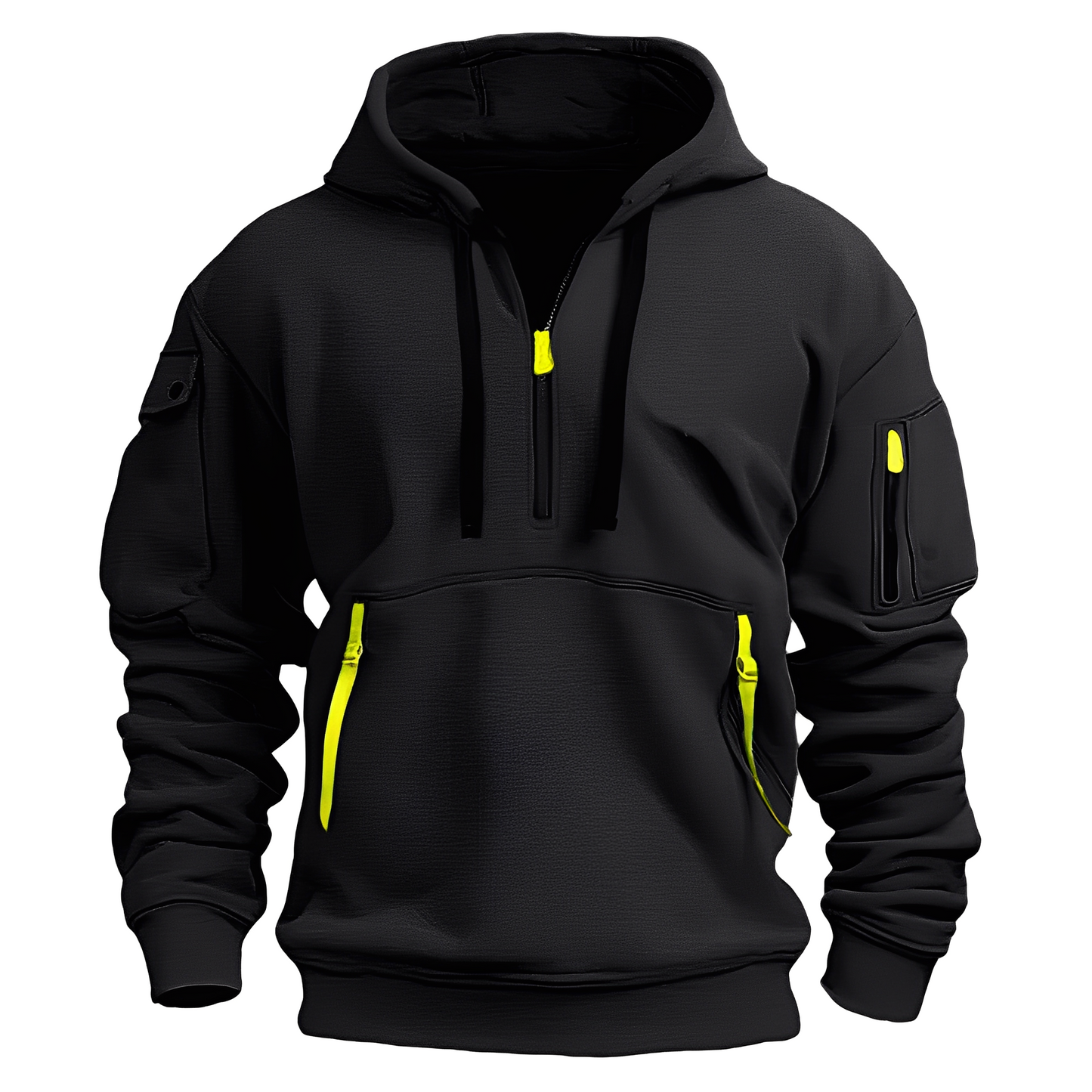 Berg-Feldt | Lässiger, lockerer Hoodie mit Reißverschluss für Männer